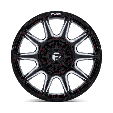 Fuel 1PC FC880 SUPER C – 20X10 – 8X165.1 – -18 mm – GLOSS BLACK MILLED