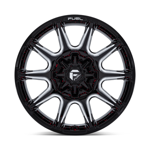 Fuel 1PC FC880 SUPER C – 20X10 – 8X170 – -18 mm – GLOSS BLACK MILLED