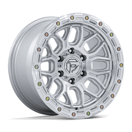 Fuel 1PC FC881 SURGE – 17X9 – 6X139.7 – -12 mm – GLOSS SILVER W/ MACHINED FACE