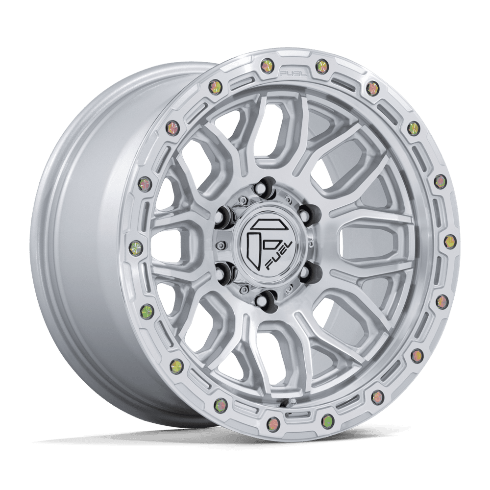 Fuel 1PC FC881 SURGE – 20X9 – 6X139.7 – 20 mm – GLOSS SILVER W/ MACHINED FACE