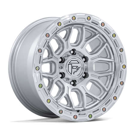 Fuel 1PC FC881 SURGE – 20X9 – 6X139.7 – 20 mm – GLOSS SILVER W/ MACHINED FACE
