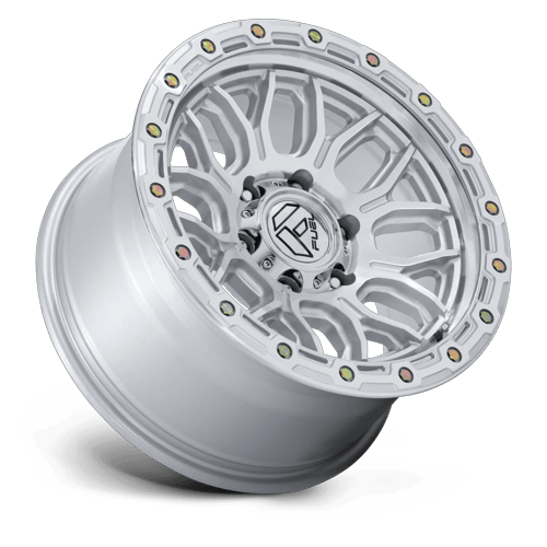 Fuel 1PC FC881 SURGE – 17X9 – 6X139.7 – -12 mm – GLOSS SILVER W/ MACHINED FACE