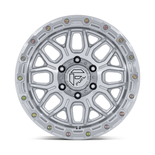 Fuel 1PC FC881 SURGE – 17X9 – 6X139.7 – -12 mm – GLOSS SILVER W/ MACHINED FACE