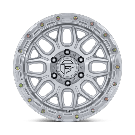 Fuel 1PC FC881 SURGE – 17X9 – 6X139.7 – -12 mm – GLOSS SILVER W/ MACHINED FACE