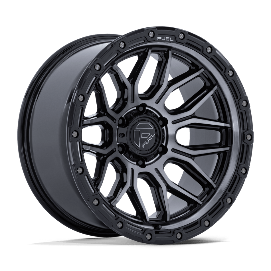 Fuel 1PC FC881 SURGE – 20X10 – 8X165.1 – -18 mm – GLOSS BLACK MACHINED W/ GTCC