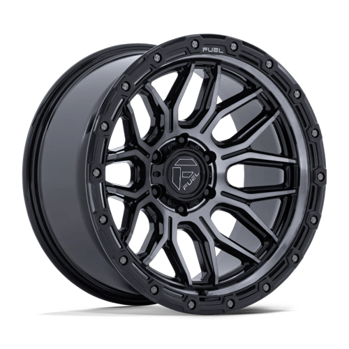 Fuel 1PC FC881 SURGE – 20X9 – 6X139.7 – 20 mm – GLOSS BLACK MACHINED W/ GTCC