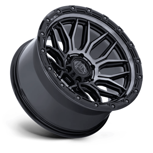 Fuel 1PC FC881 SURGE – 20X9 – 8X165.1 – 1 mm – GLOSS BLACK MACHINED W/ GTCC