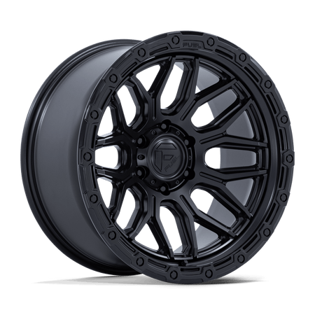Fuel 1PC FC881 SURGE – 20X9 – 8X180 – 1 mm – MATTE BLACK W/ GLOSS BLACK LIP