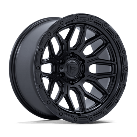 Fuel 1PC FC881 SURGE – 20X9 – 8X165.1 – 1 mm – MATTE BLACK W/ GLOSS BLACK LIP