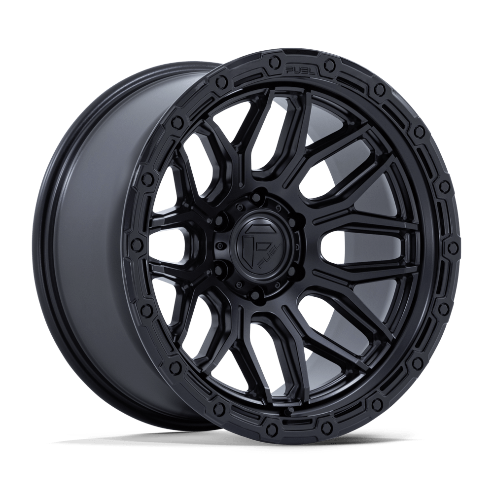 Fuel 1PC FC881 SURGE – 17X9 – 5X127 – 20 mm – MATTE BLACK W/ GLOSS BLACK LIP