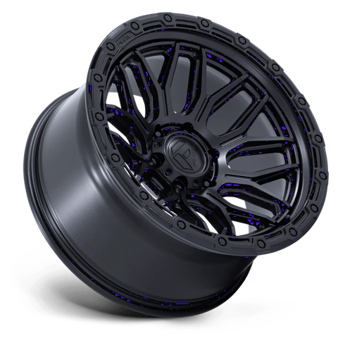 Fuel 1PC FC881 SURGE – 20X9 – 8X165.1 – 1 mm – MATTE BLACK W/ GLOSS BLACK LIP