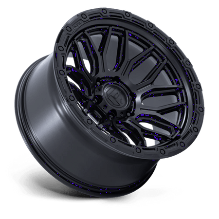Fuel 1PC FC881 SURGE – 20X9 – 8X165.1 – 1 mm – MATTE BLACK W/ GLOSS BLACK LIP