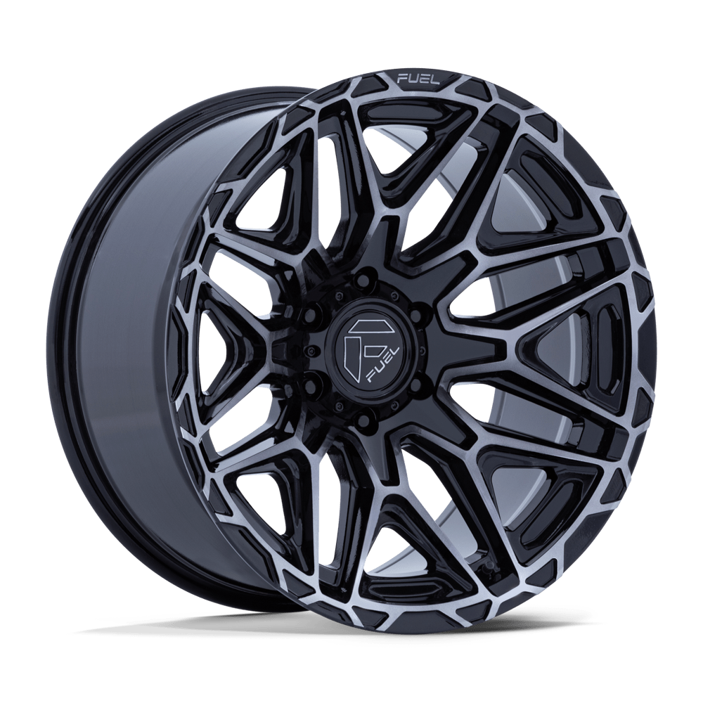 Fuel 1PC FC885 INJECTOR – 20X10 – 6X135 – -18 mm – GLOSS BLACK MACHINED-FC W/ DDT