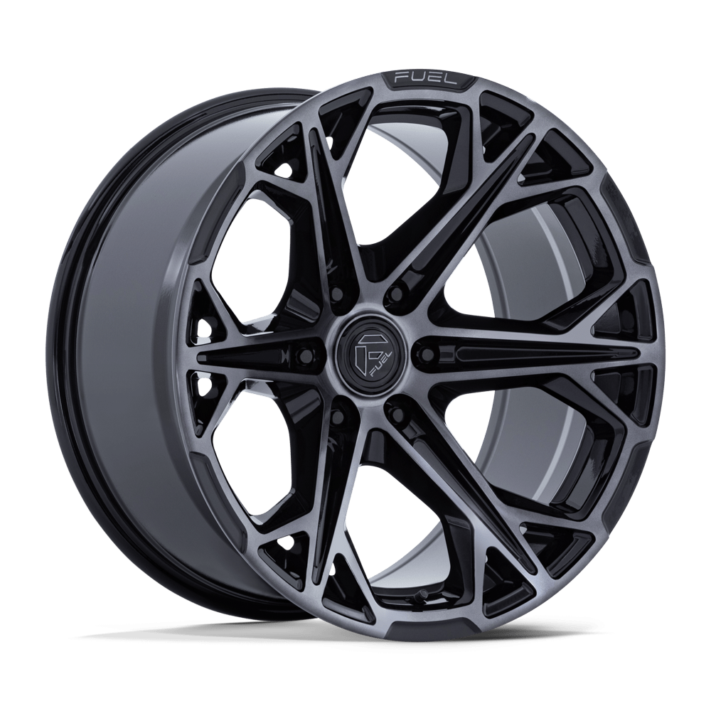 Fuel 1PC FC886 HAMMERHEAD – 20X9 – 6X135 – 20 mm – GLOSS BLACK DARK TINTED CLEAR