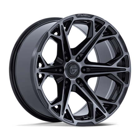 Fuel 1PC FC886 HAMMERHEAD – 20X9 – 6X135 – 20 mm – GLOSS BLACK DARK TINTED CLEAR