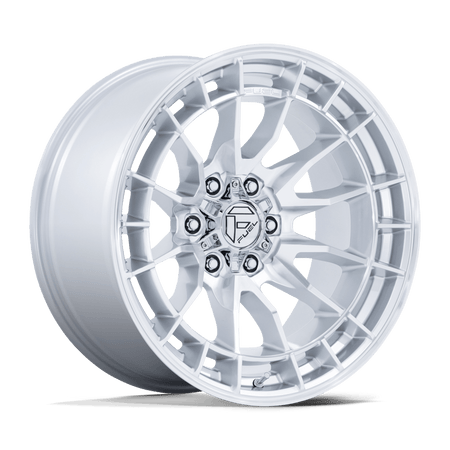 Fuel 1PC FC888 REVOLT – 17X8.5 – 6X139.7 – 25 mm – HYPER SILVER W/ MACHINED FACE