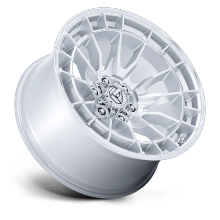 Fuel 1PC FC888 REVOLT – 20X9 – 6X139.7 – 1 mm – HYPER SILVER W/ MACHINED FACE