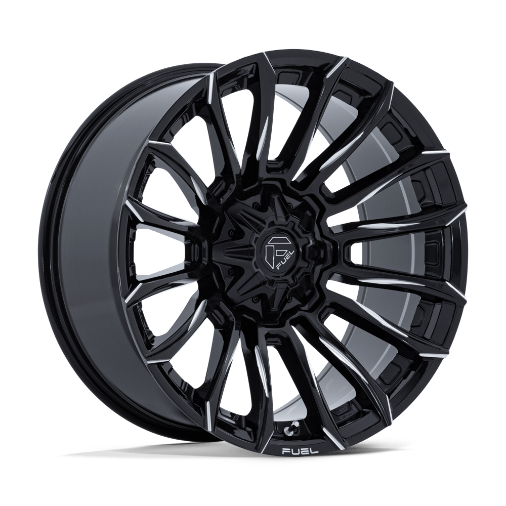 Fuel 1PC FC889 BLADE – 20X9 – 8X165.1 – 1 mm – GLOSS BLACK MILLED