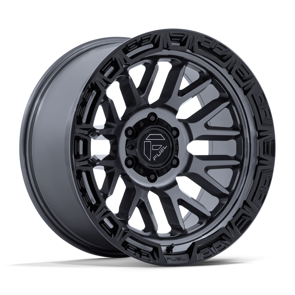 Fuel 1PC FC890 RAIL – 20X9 – 6X135 – 1 mm – GLOSS GUNMETAL W/ G-BLK LIP