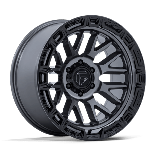 Fuel 1PC FC890 RAIL – 20X10 – 6X139.7 – -18 mm – GLOSS GUNMETAL W/ G-BLK LIP