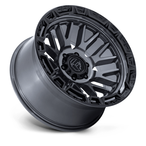 Fuel 1PC FC890 RAIL – 20X10 – 6X139.7 – -18 mm – GLOSS GUNMETAL W/ G-BLK LIP