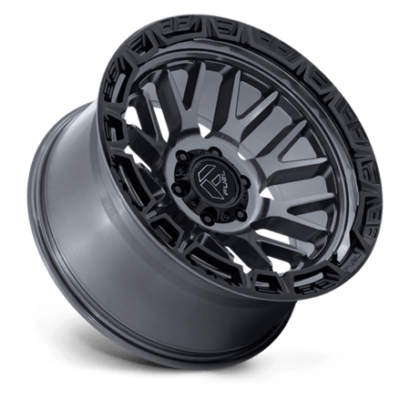 Fuel 1PC FC890 RAIL – 20X10 – 6X139.7 – -18 mm – GLOSS GUNMETAL W/ G-BLK LIP