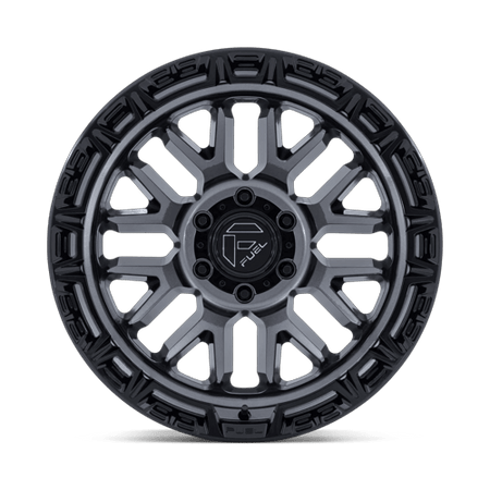 Fuel 1PC FC890 RAIL – 20X10 – 6X139.7 – -18 mm – GLOSS GUNMETAL W/ G-BLK LIP