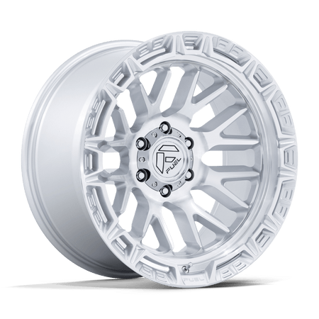 Fuel 1PC FC890 RAIL – 20X9 – 6X135 – 1 mm – GLOSS SILVER W/ MACHINED FACE