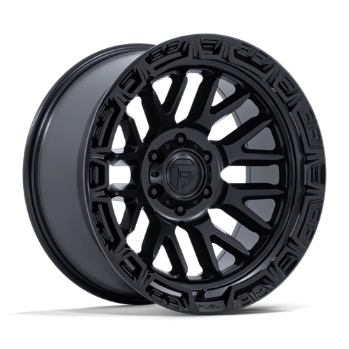 Fuel 1PC FC890 RAIL – 20X10 – 6X135 – -18 mm – MATTE BLACK W/ GLOSS BLACK LIP