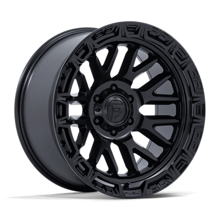 Fuel 1PC FC890 RAIL – 20X10 – 6X135 – -18 mm – MATTE BLACK W/ GLOSS BLACK LIP