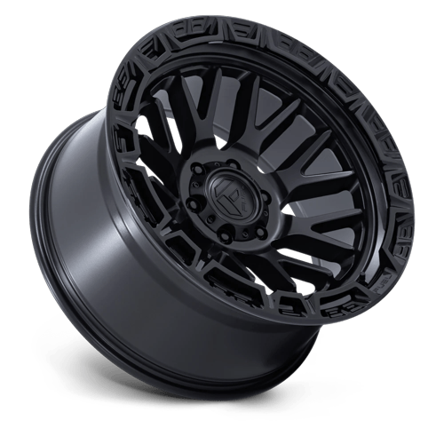Fuel 1PC FC890 RAIL – 20X10 – 6X135 – -18 mm – MATTE BLACK W/ GLOSS BLACK LIP