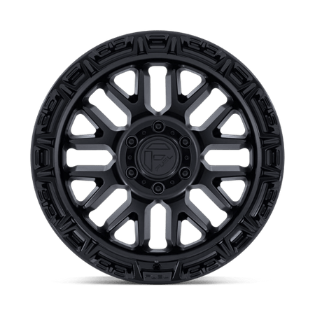 Fuel 1PC FC890 RAIL – 20X10 – 6X135 – -18 mm – MATTE BLACK W/ GLOSS BLACK LIP