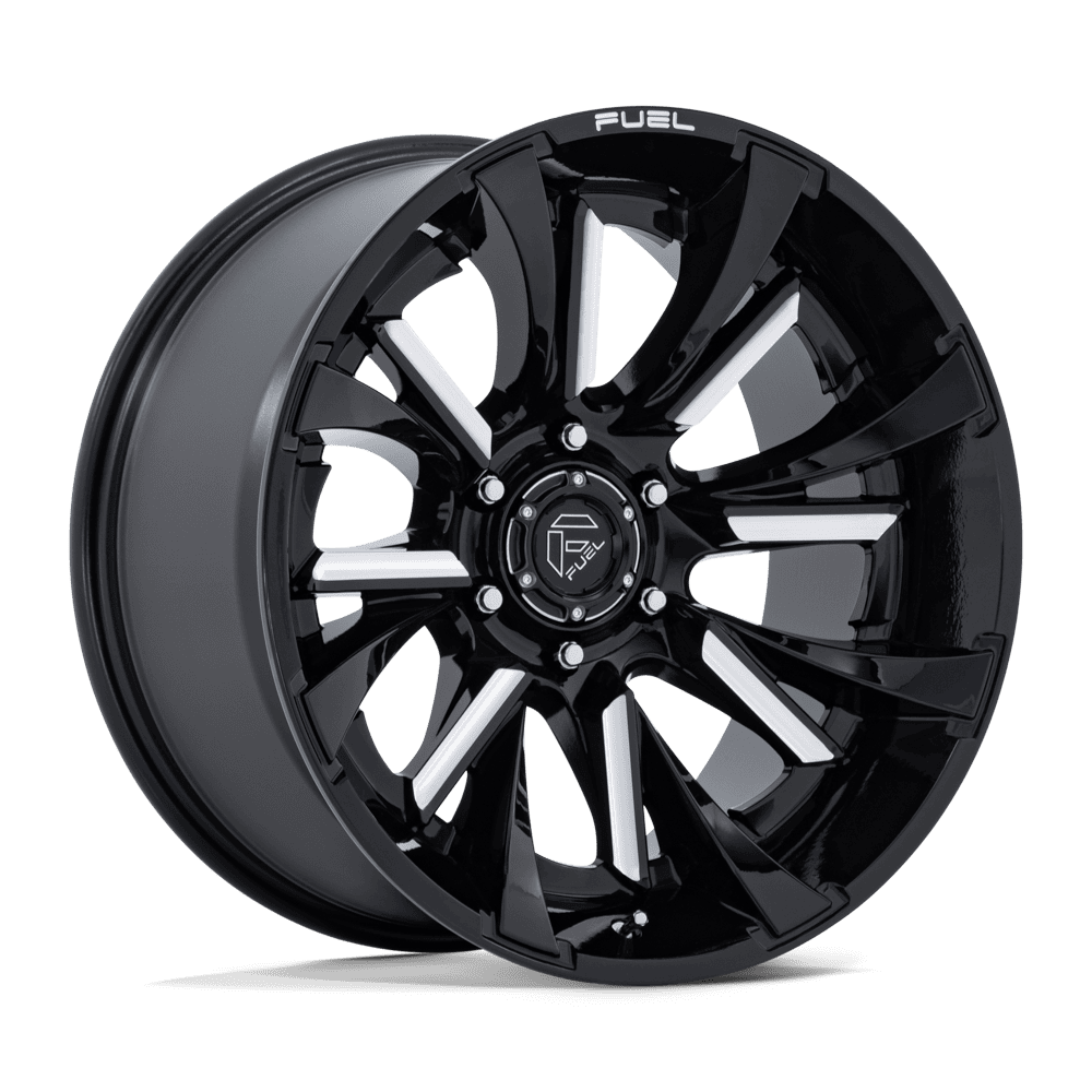 Fuel 1PC FC895 TANTRUM – 20X9 – 8X180 – 1 mm – GLOSS BLACK MILLED