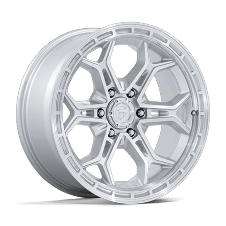Fuel 1PC FC896 HEATHEN – 20X9 – 6X135 – 1 mm – GLOSS SILVER W/ MACHINED FACE