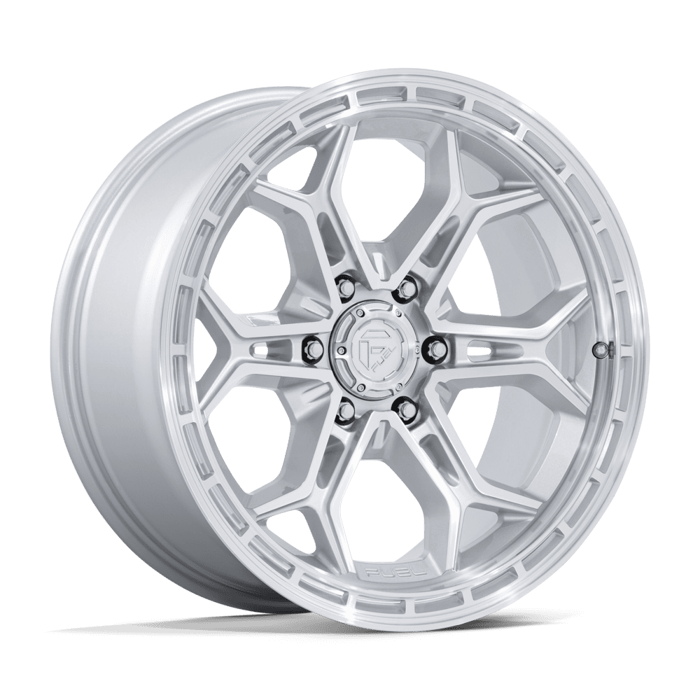 Fuel 1PC FC896 HEATHEN – 20X9 – 6X135 – 1 mm – GLOSS SILVER W/ MACHINED FACE