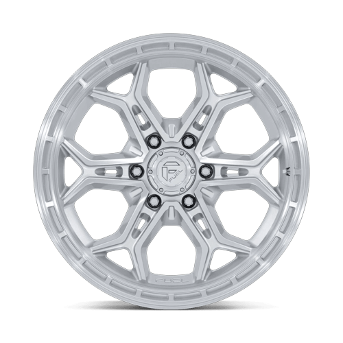 Fuel 1PC FC896 HEATHEN – 20X9 – 6X135 – 1 mm – GLOSS SILVER W/ MACHINED FACE