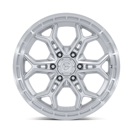 Fuel 1PC FC896 HEATHEN – 20X9 – 6X135 – 1 mm – GLOSS SILVER W/ MACHINED FACE