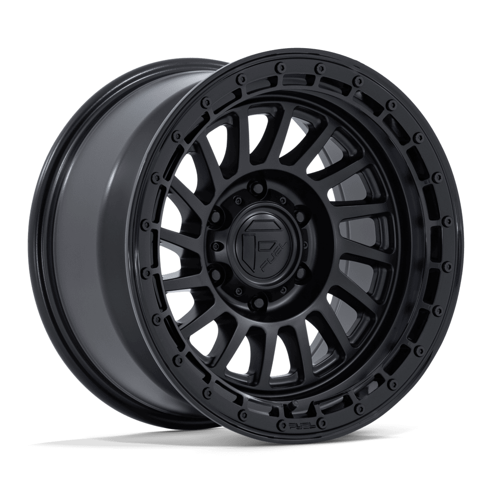 Fuel 1PC FC897 HAVOC – 17X9 – 6X139.7 – 1 mm – MATTE BLACK W/ GLOSS BLACK LIP
