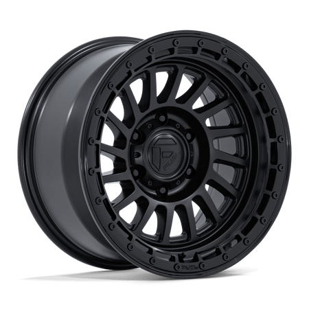 Fuel 1PC FC897 HAVOC – 17X9 – 6X139.7 – 1 mm – MATTE BLACK W/ GLOSS BLACK LIP