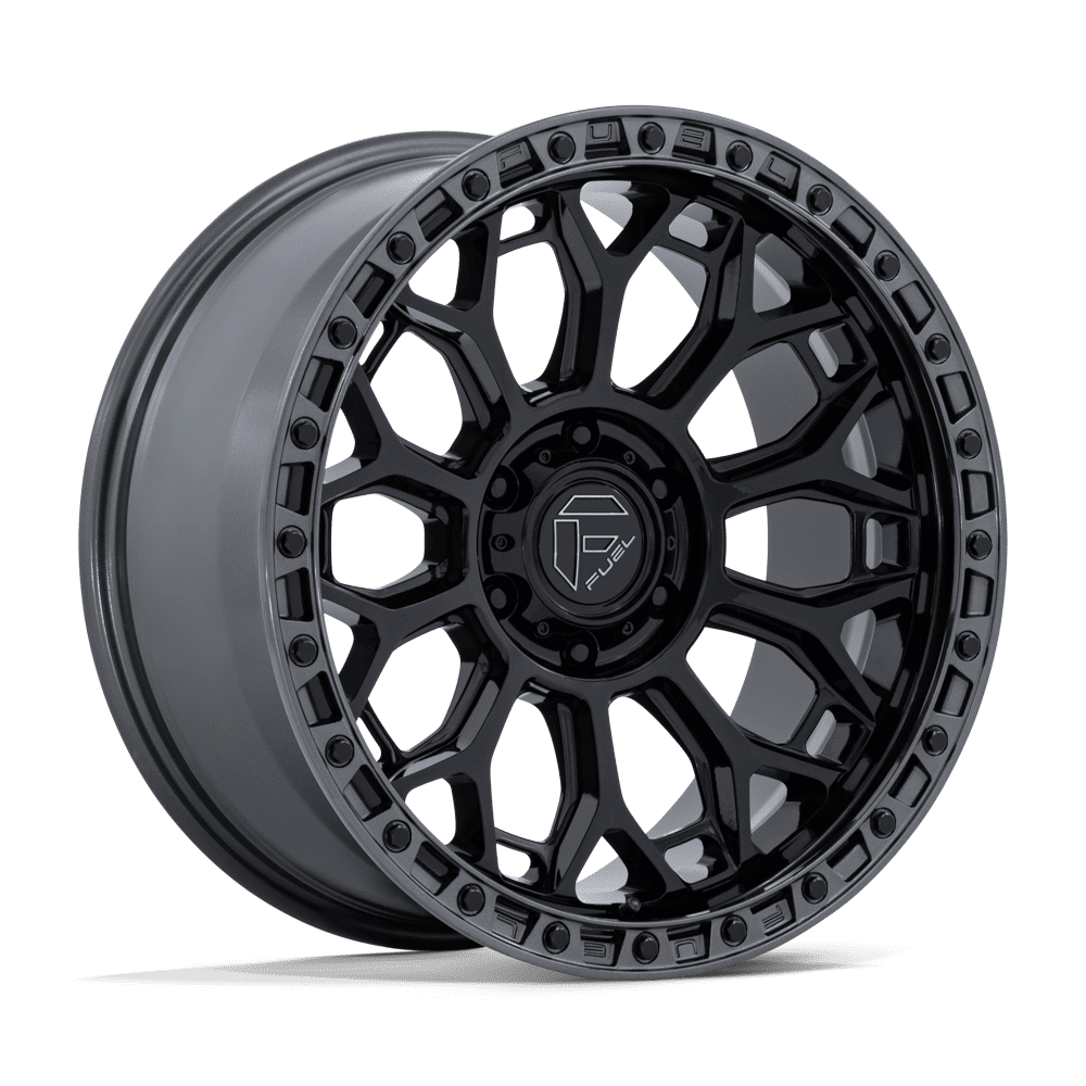 Fuel 1PC FC901 TALON – 17X9 – 5X127 – 1 mm – GLOSS BLACK W/ GUNMETAL LIP