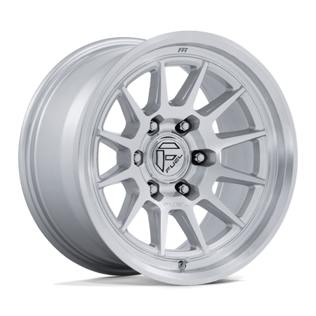 Fuel 1PC FC902 SPUR – 17X9 – 6X139.7 – -12 mm – GLOSS SILVER W/ MACHINED FACE