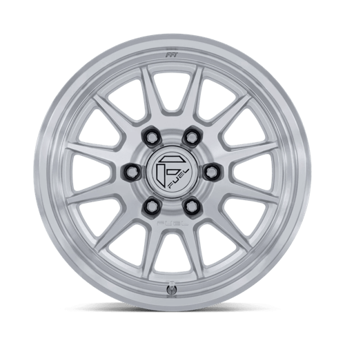 Fuel 1PC FC902 SPUR – 17X9 – 6X139.7 – 1 mm – GLOSS SILVER W/ MACHINED FACE