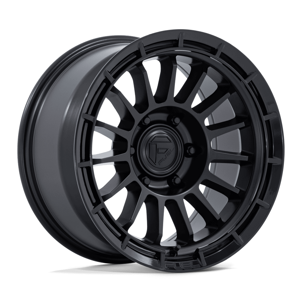 Fuel 1PC FC905 ASCEND – 17X9 – 6X139.7 – -12 mm – MATTE BLACK W/ GLOSS BLACK LIP