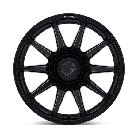 Fuel 1PC FC906 HALO – 20X10 – BLANK – -18 mm – GLOSS BLACK