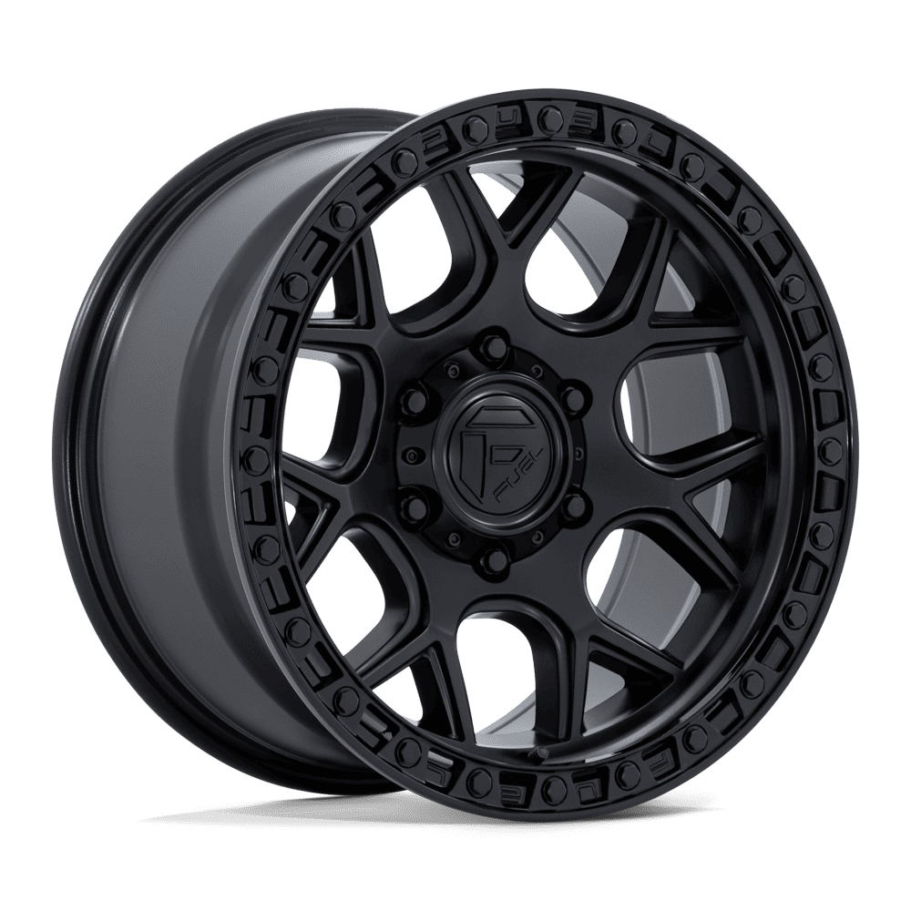 Fuel 1PC FC908 PUMA – 17X9 – 6X135 – 1 mm – MATTE BLACK W/ GLOSS BLACK LIP