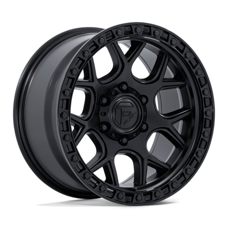 Fuel 1PC FC908 PUMA – 20X9 – 6X135 – 1 mm – MATTE BLACK W/ GLOSS BLACK LIP