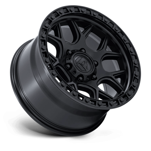 Fuel 1PC FC908 PUMA – 17X9 – 6X139.7 – 1 mm – MATTE BLACK W/ GLOSS BLACK LIP