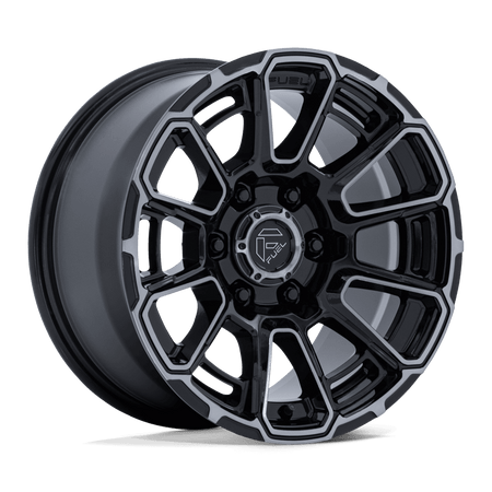 Fuel 1PC FC910 FOXHOUND – 17X9 – 6X139.7 – 1 mm – GLOSS BLACK DARK TINTED CLEAR