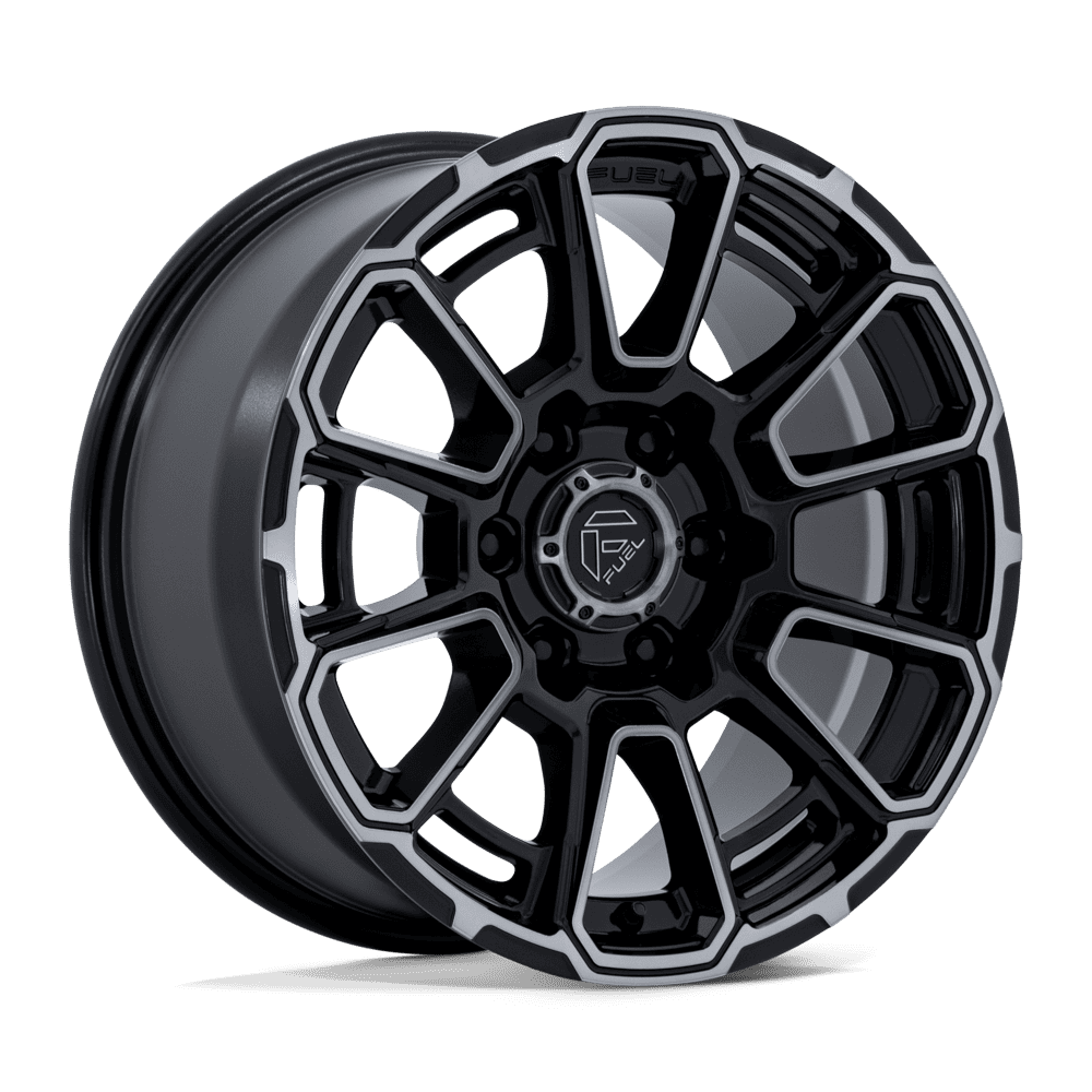 Fuel 1PC FC910 FOXHOUND – 18X9 – 6X139.7 – 1 mm – GLOSS BLACK DARK TINTED CLEAR