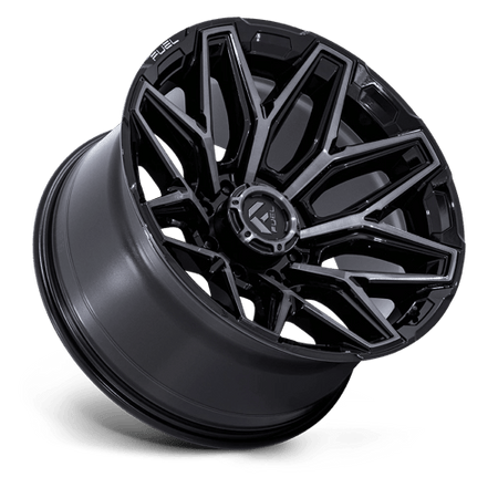 Fuel 1PC FLUX – 22X12 – 8X170 – -44 mm – GLOSS BLACK BRUSH FC GRAY DDDT